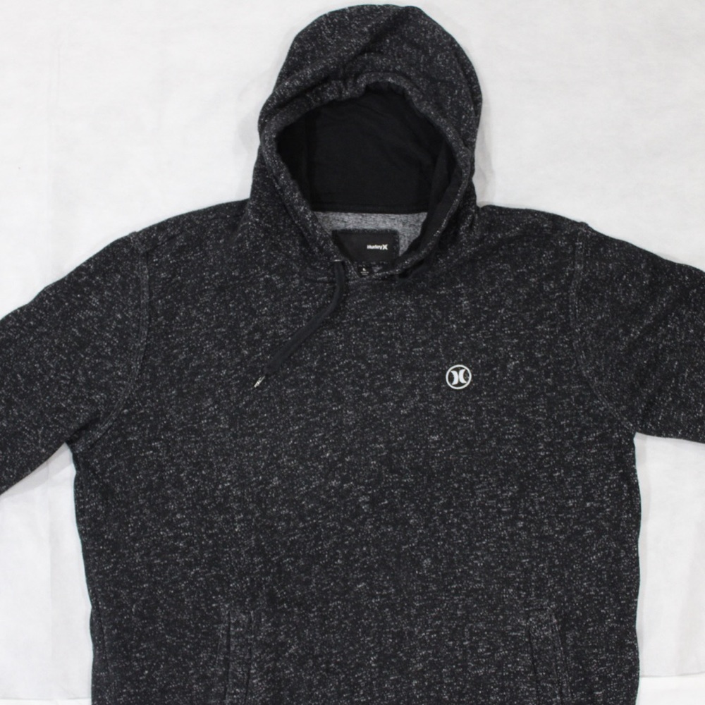 Vintage 80s Hurley Hoodie Black/ Charcoal🔥